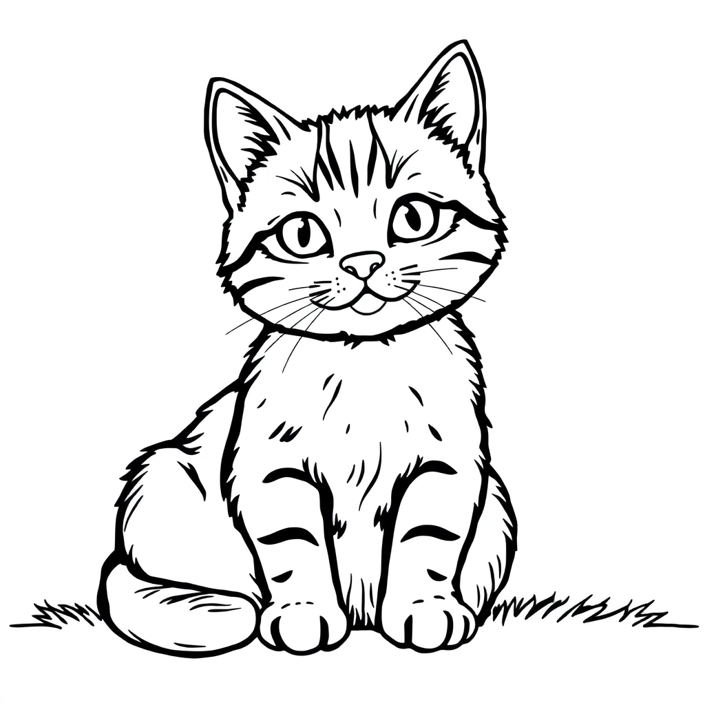 一只三花猫 صفحات التلوين