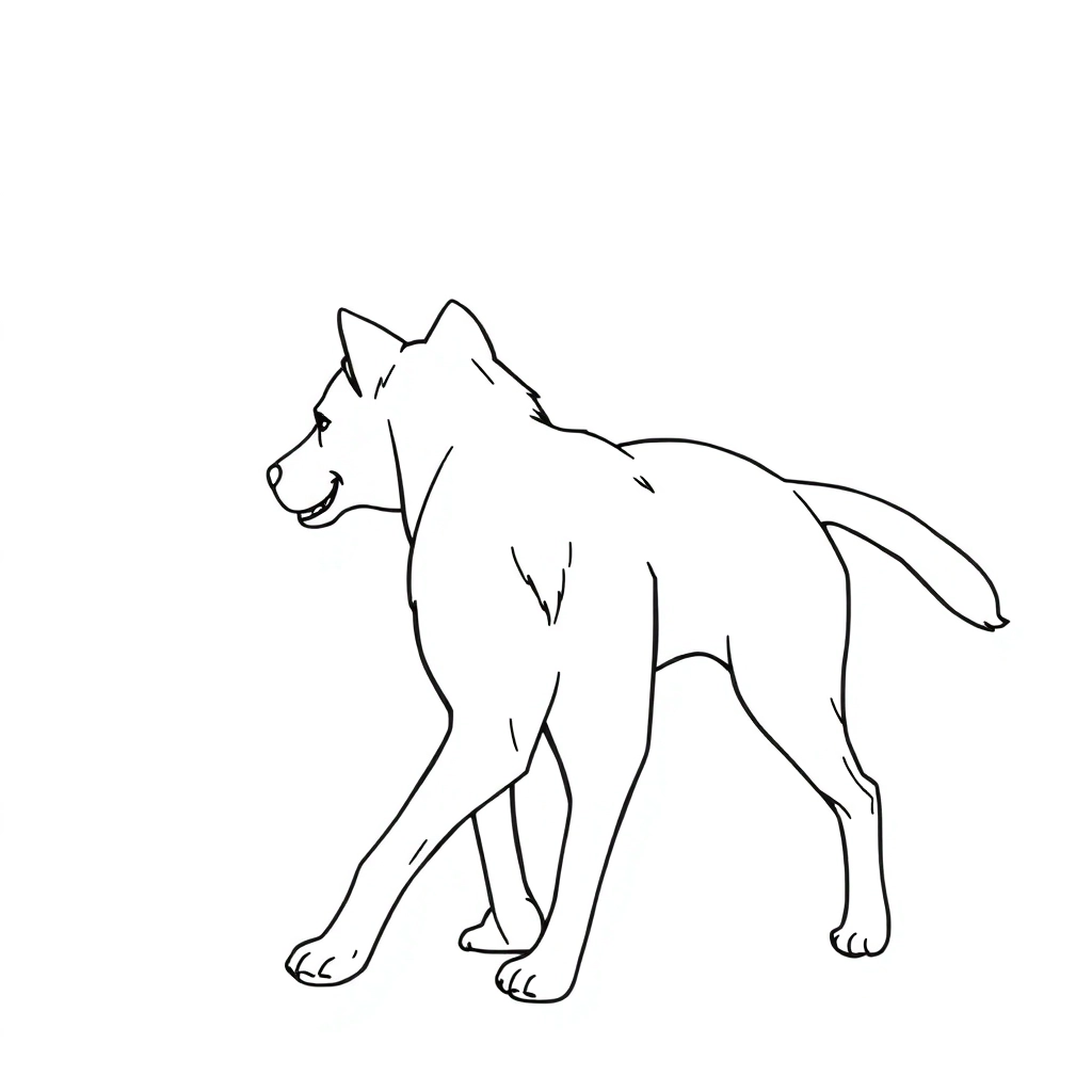 Back view of walking a dog and men صفحات التلوين