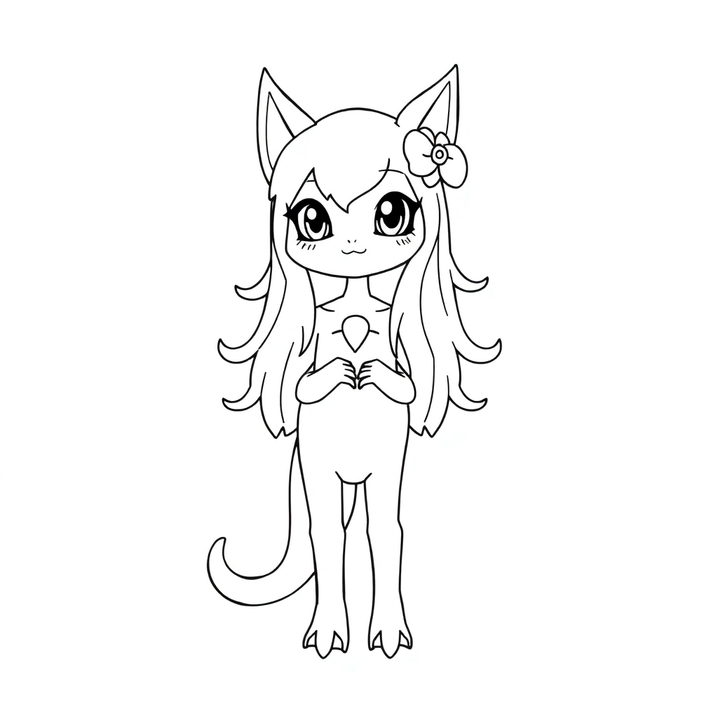 Kuromi Coloring Pages