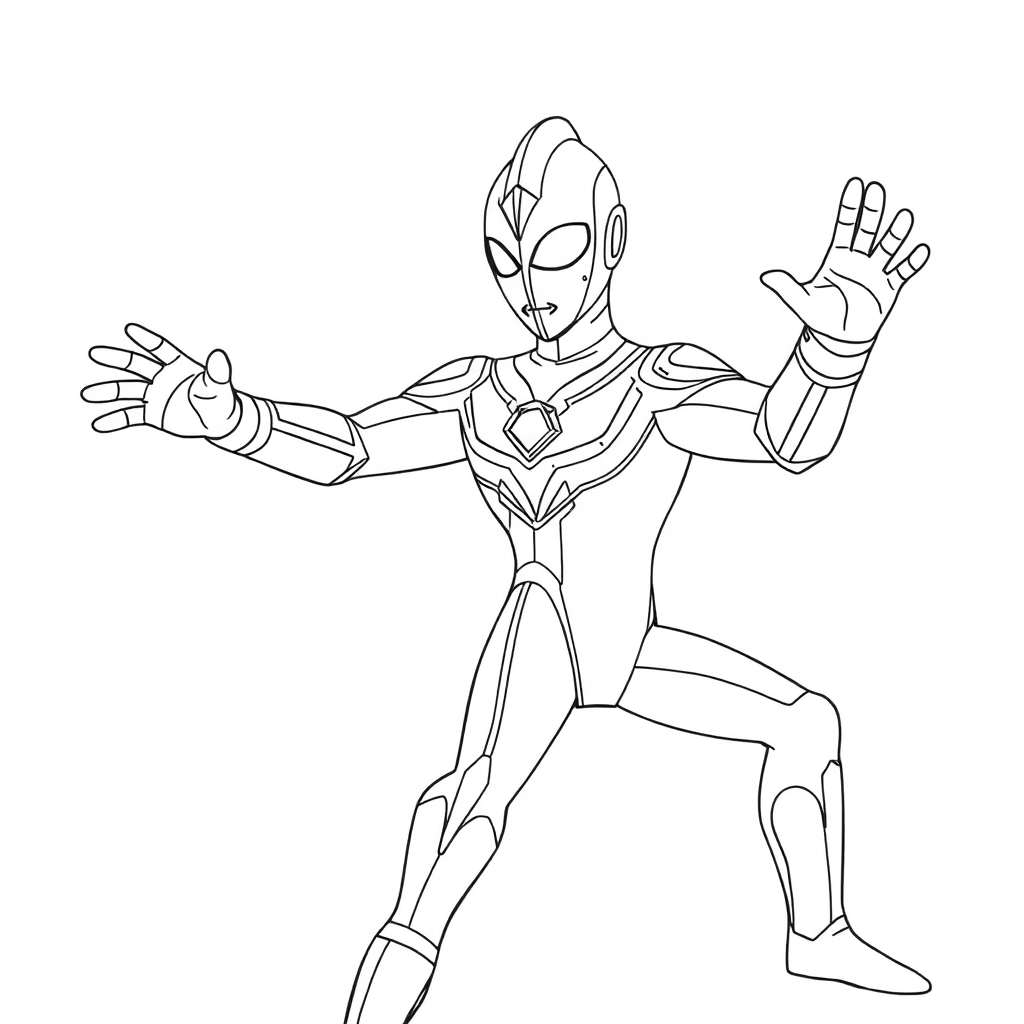 奥特曼 Coloring Pages