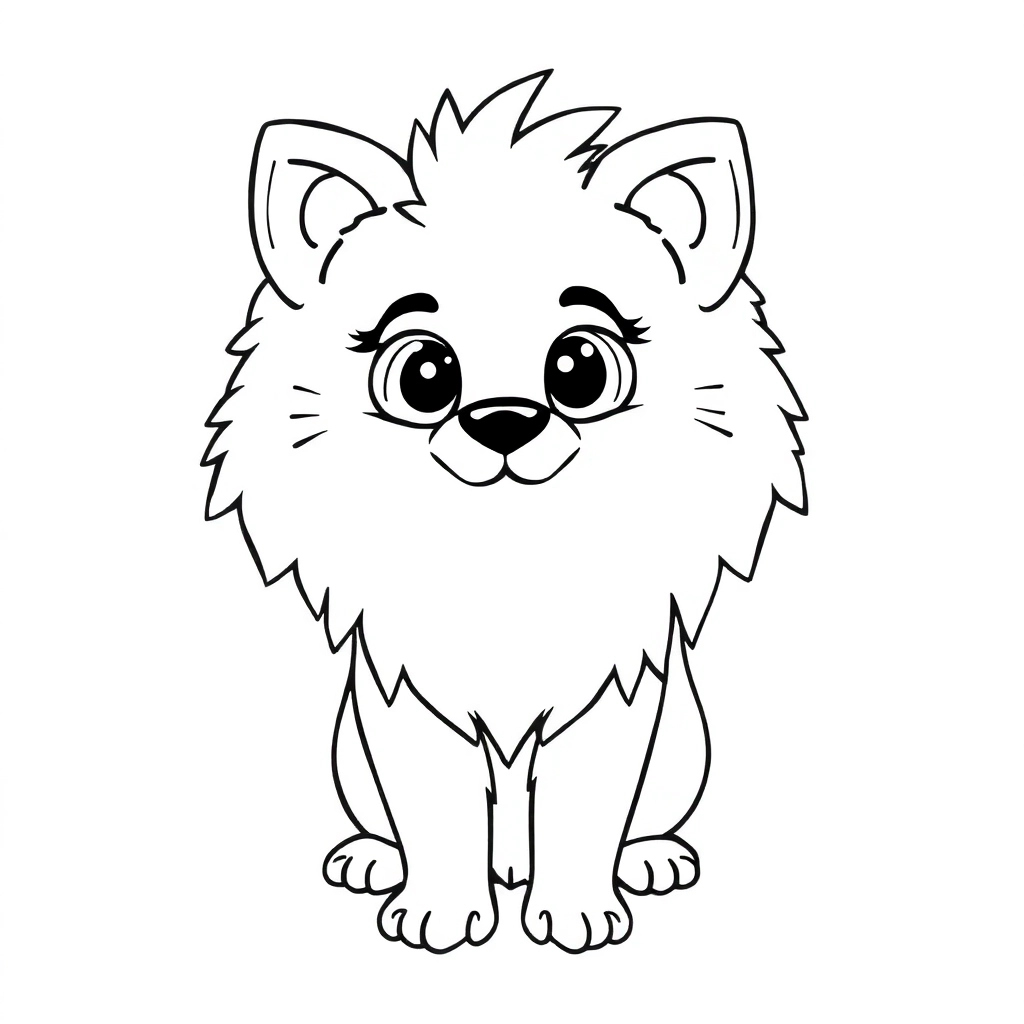 Furry Páginas para Colorear