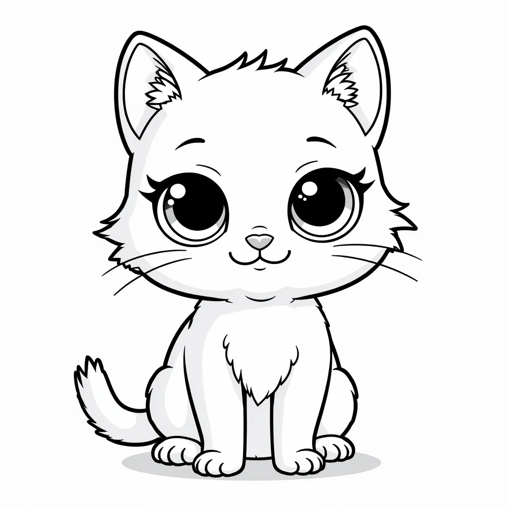 小猫玩偶 coloring pages