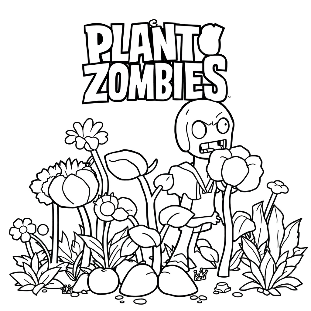 植物大战僵尸 Coloring Pages