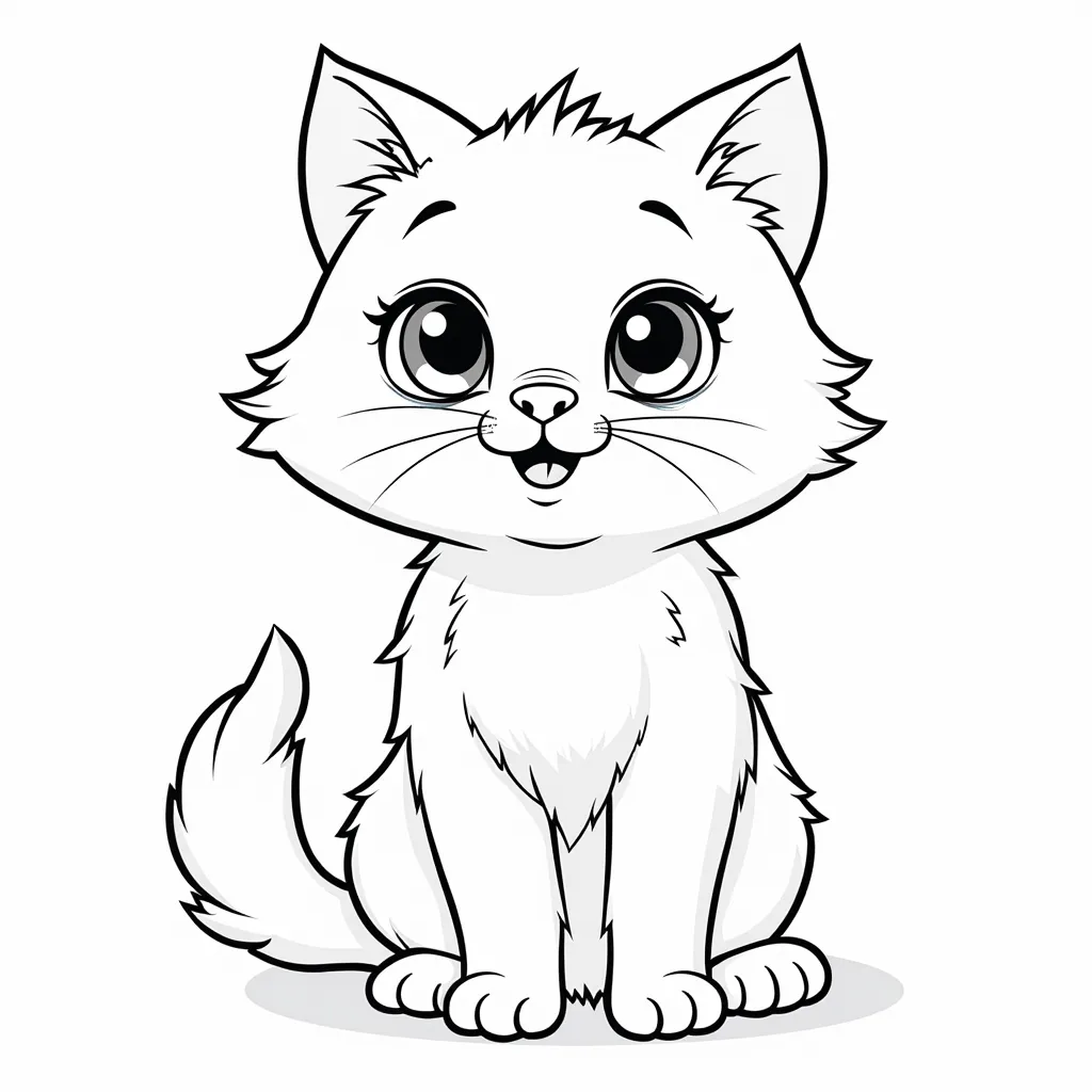 CAT coloring pages