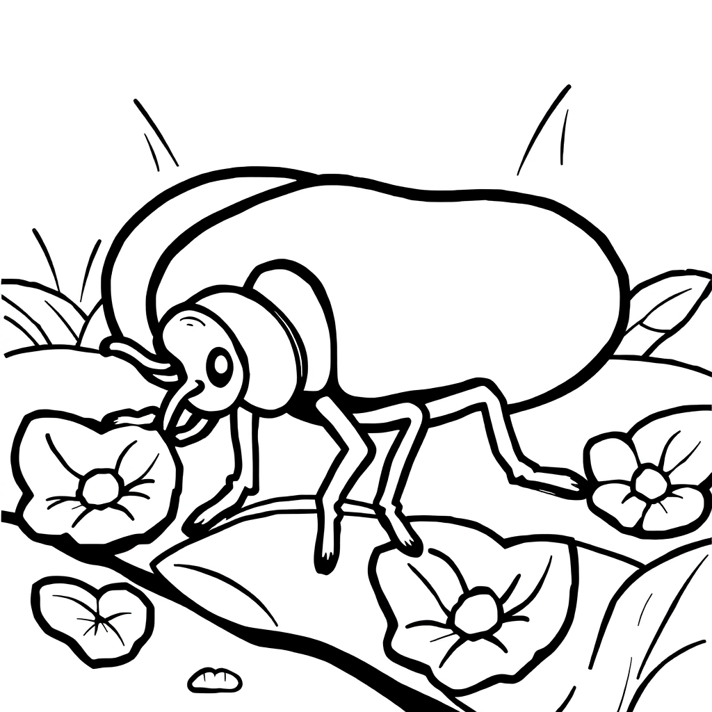 Hot dog with cicada in it Coloring Pages