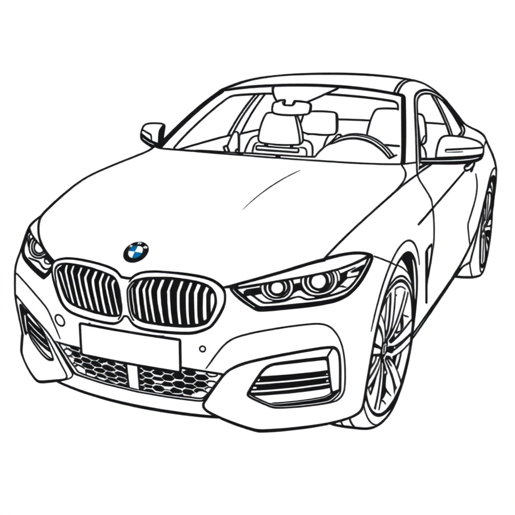 宝马GT630 Páginas para Colorear