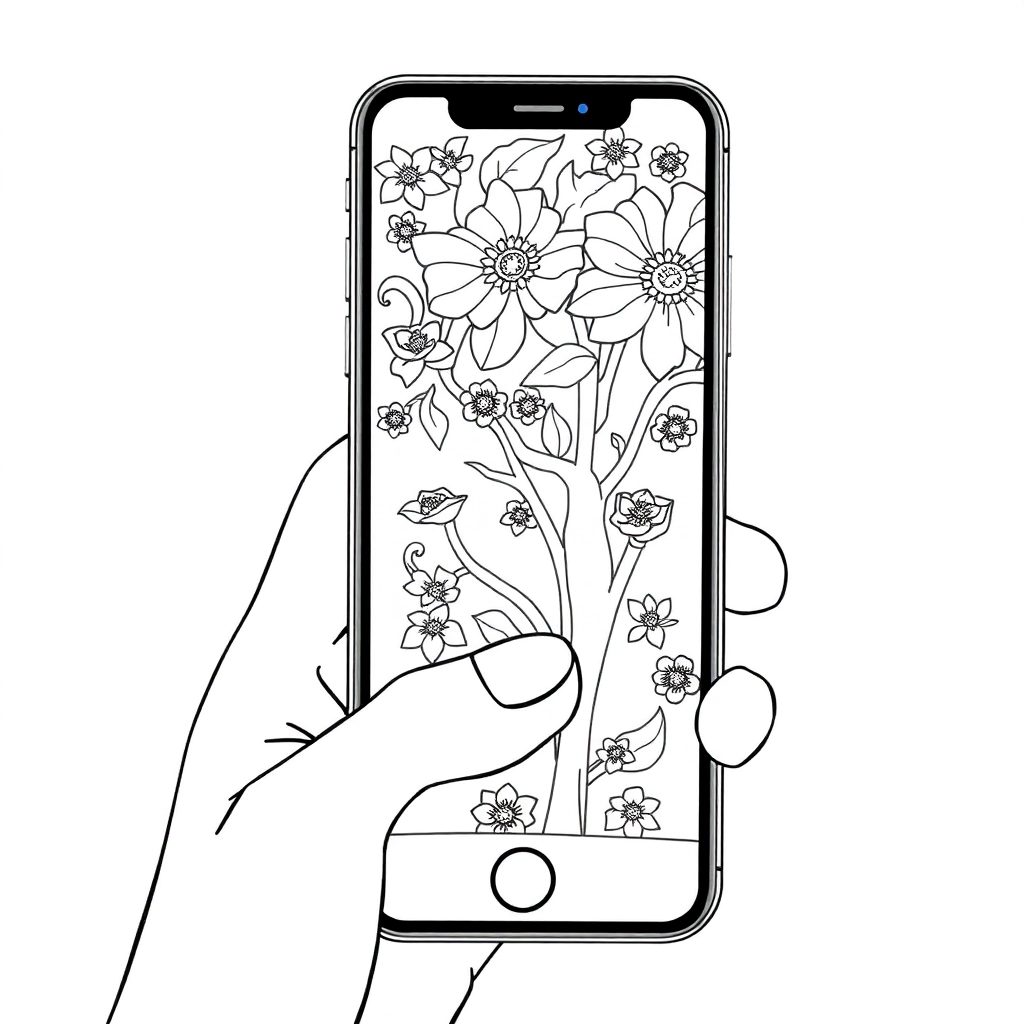 iPhone16Pro Coloring Pages