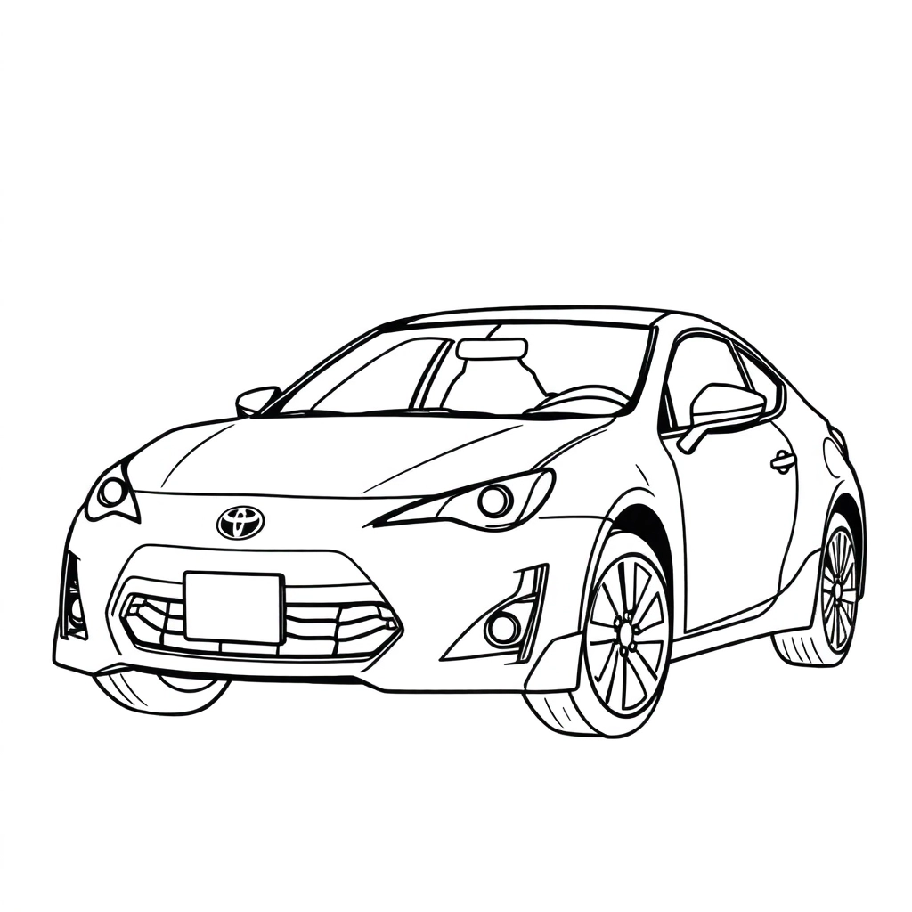 Toyota Coloring Pages