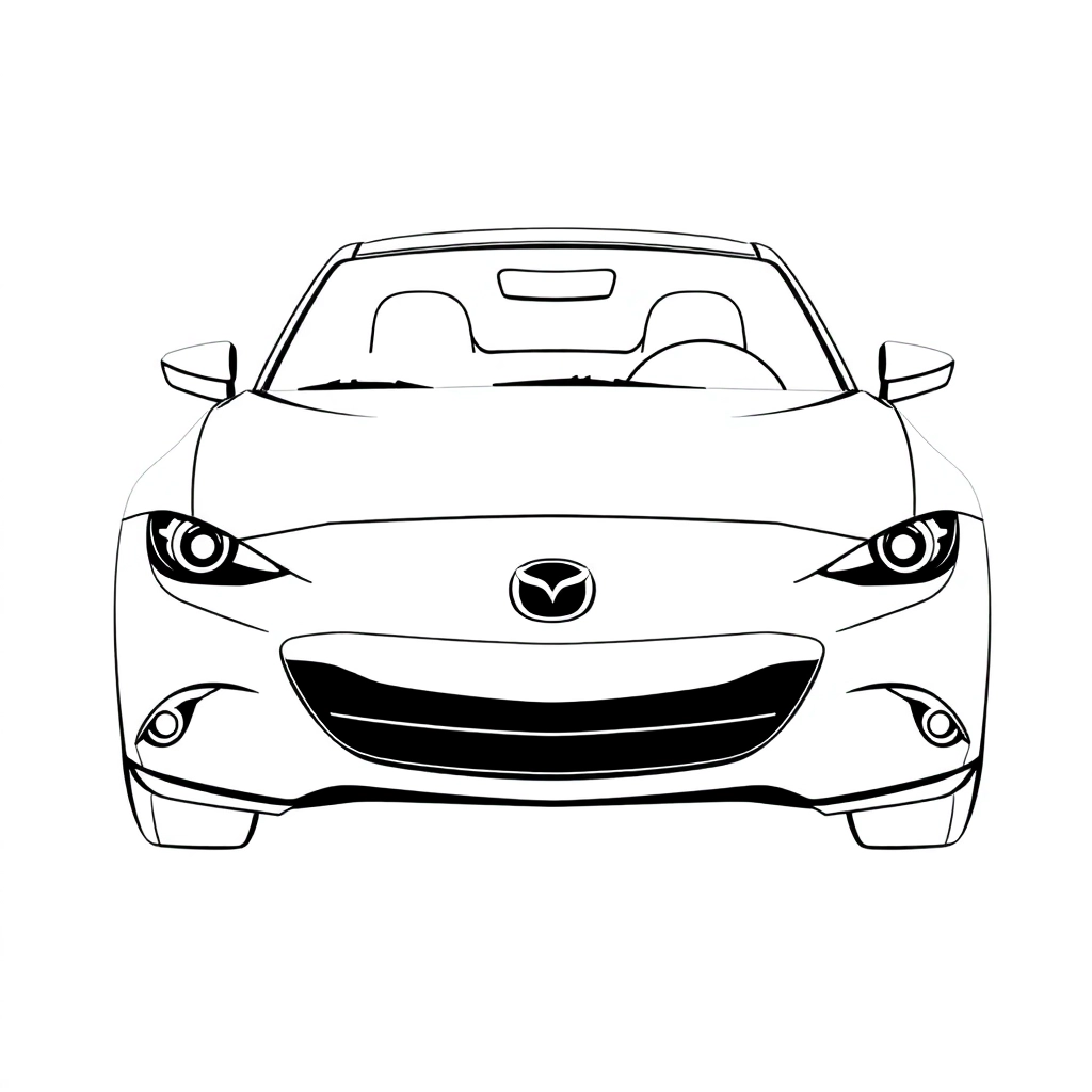 Mazda Coloring Pages
