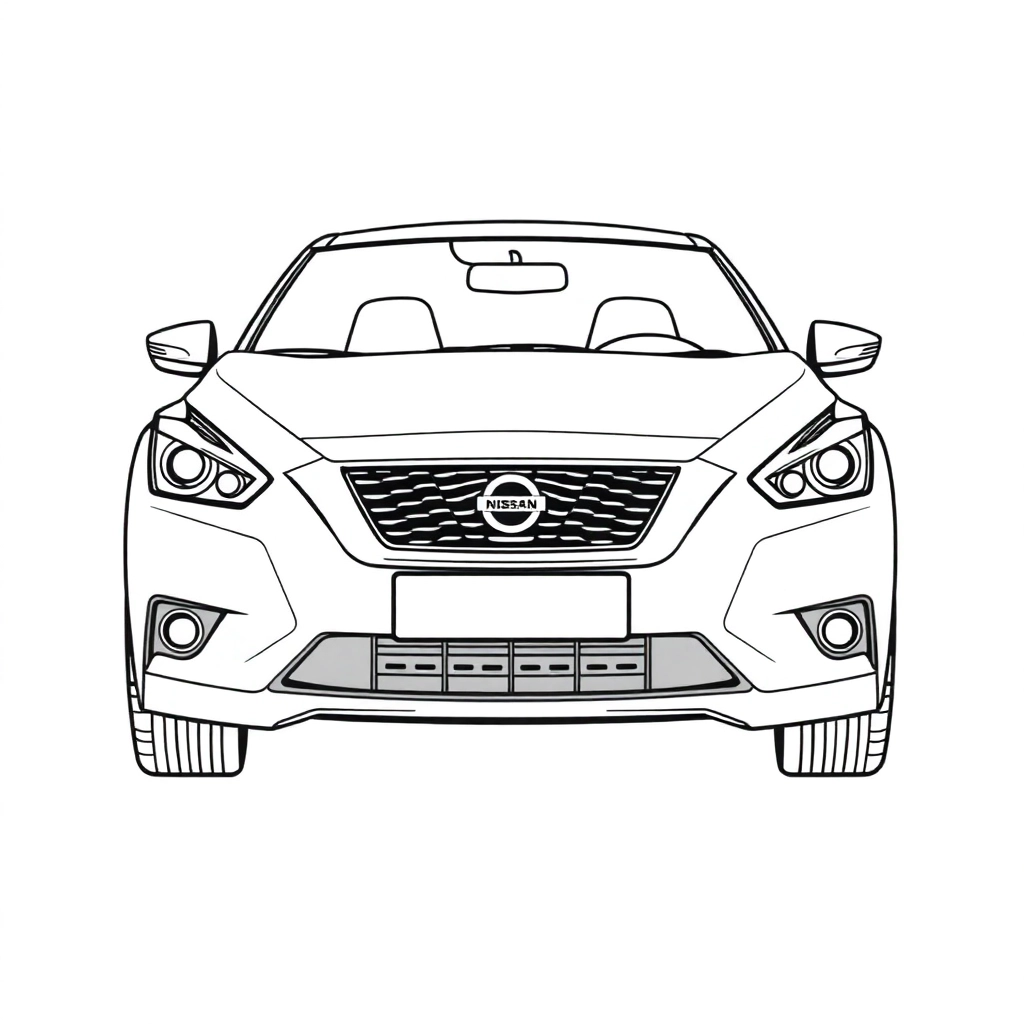 日产 Coloring Pages