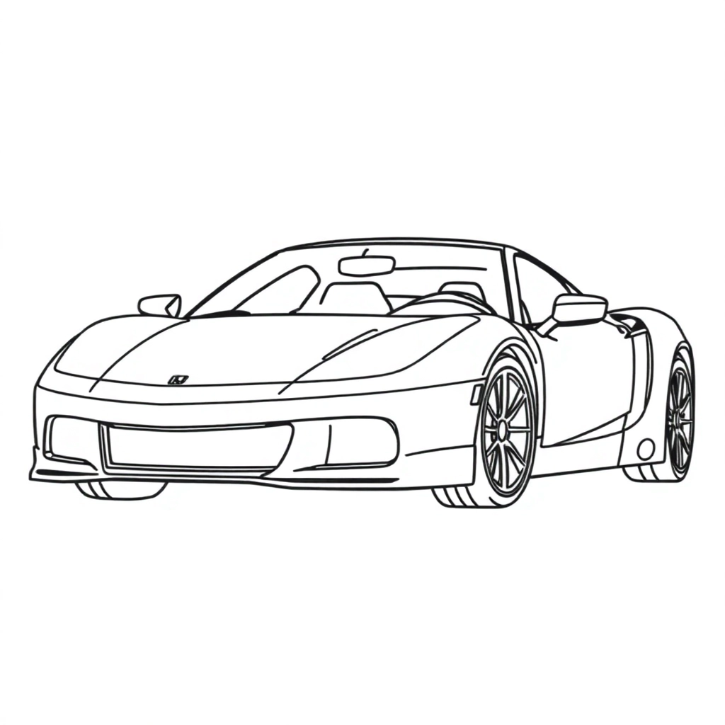 Honda NSX Coloring Pages