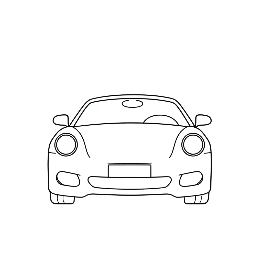 凯迪拉克 Coloring Pages