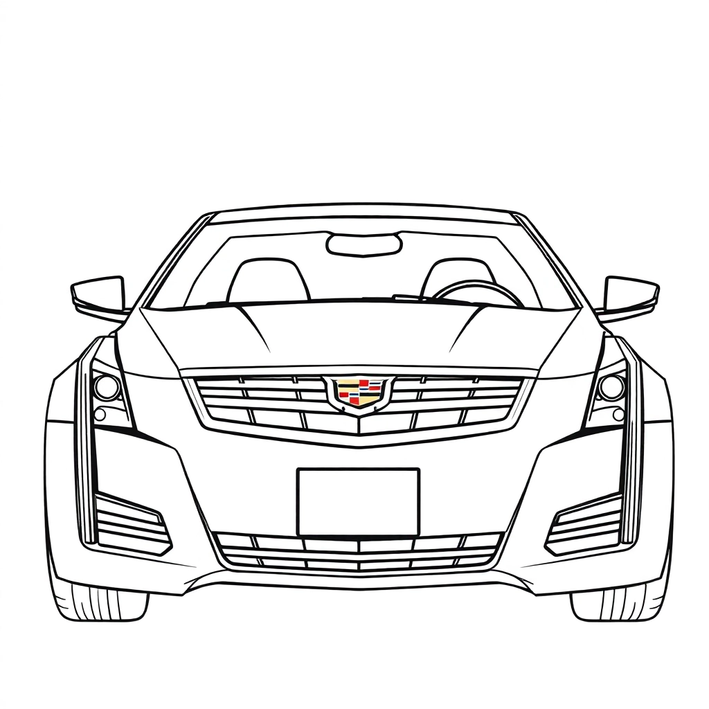 Cadillac Coloring Pages