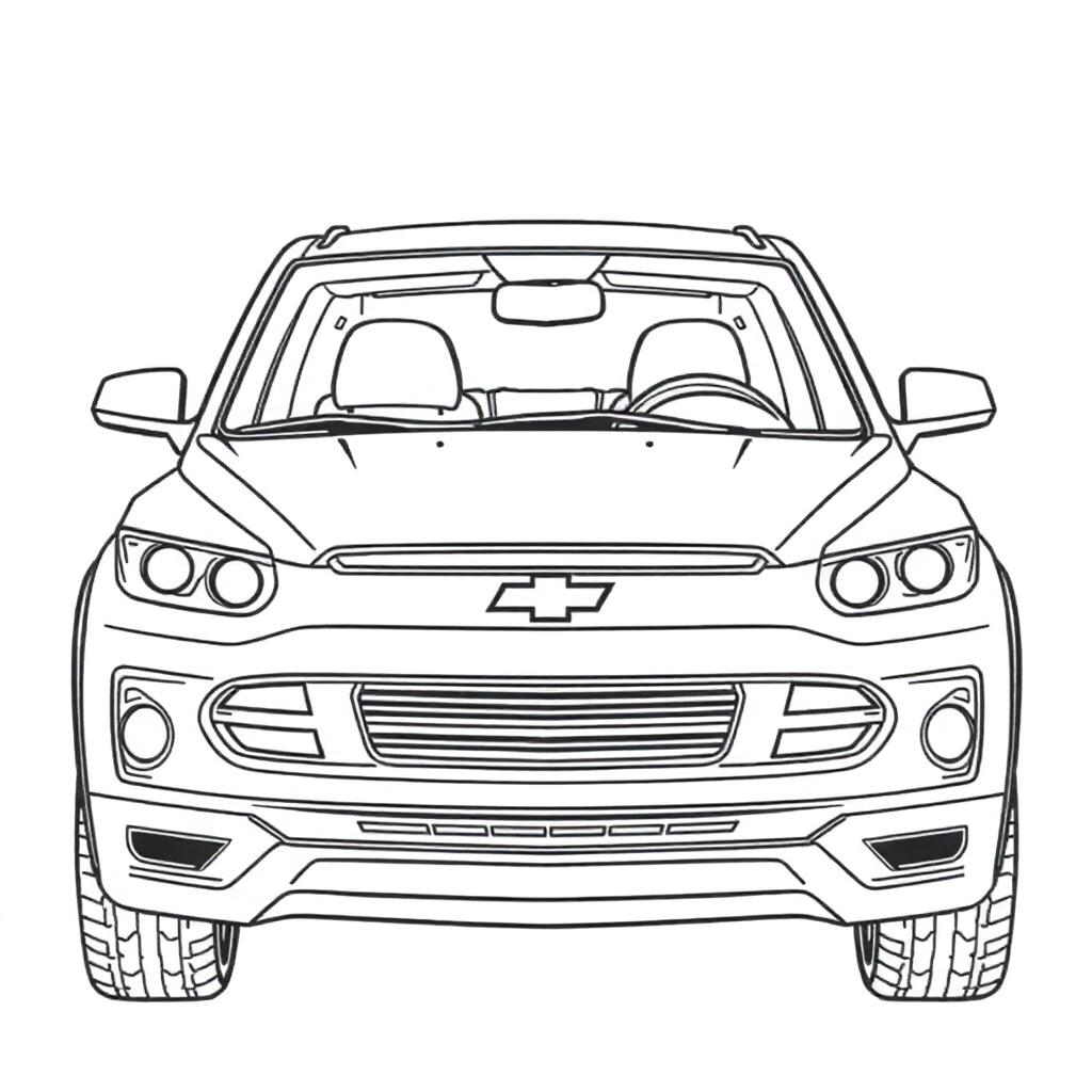 Chevrolet Coloring Pages