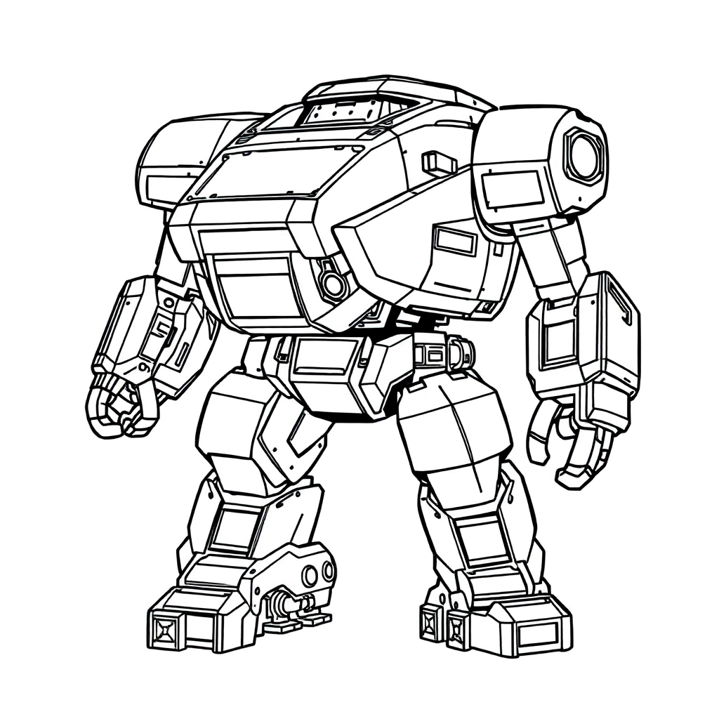 机甲 Coloring Pages