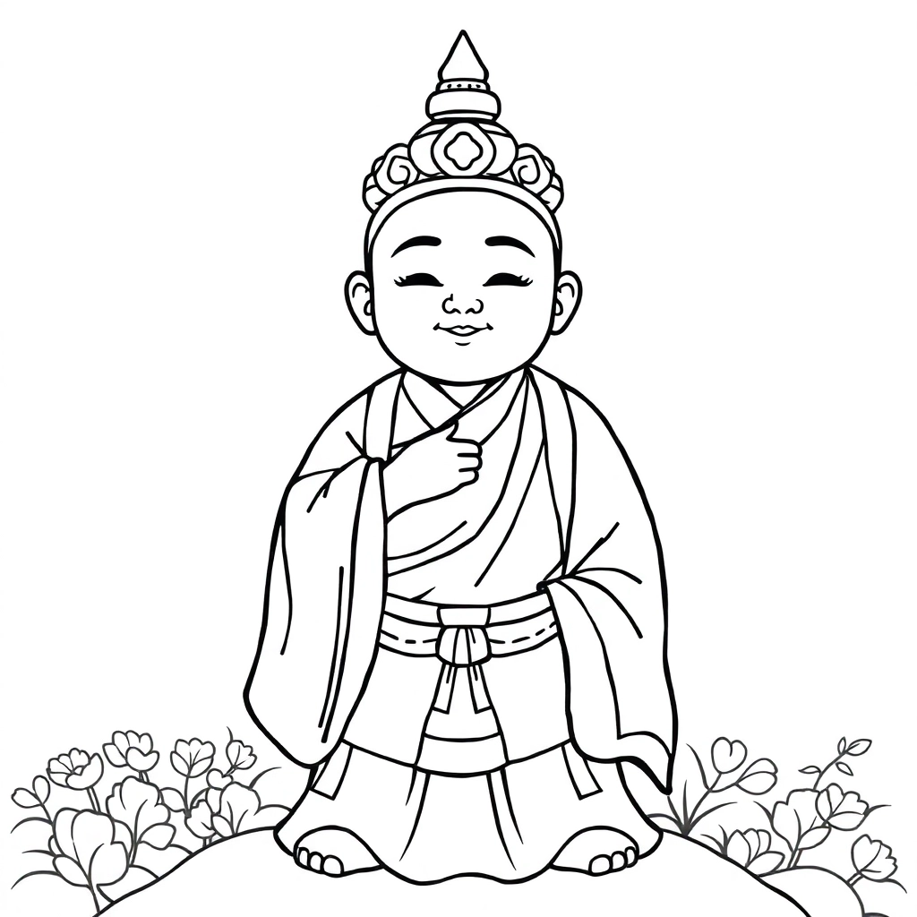 Tibetan ethnic group Coloring Pages
