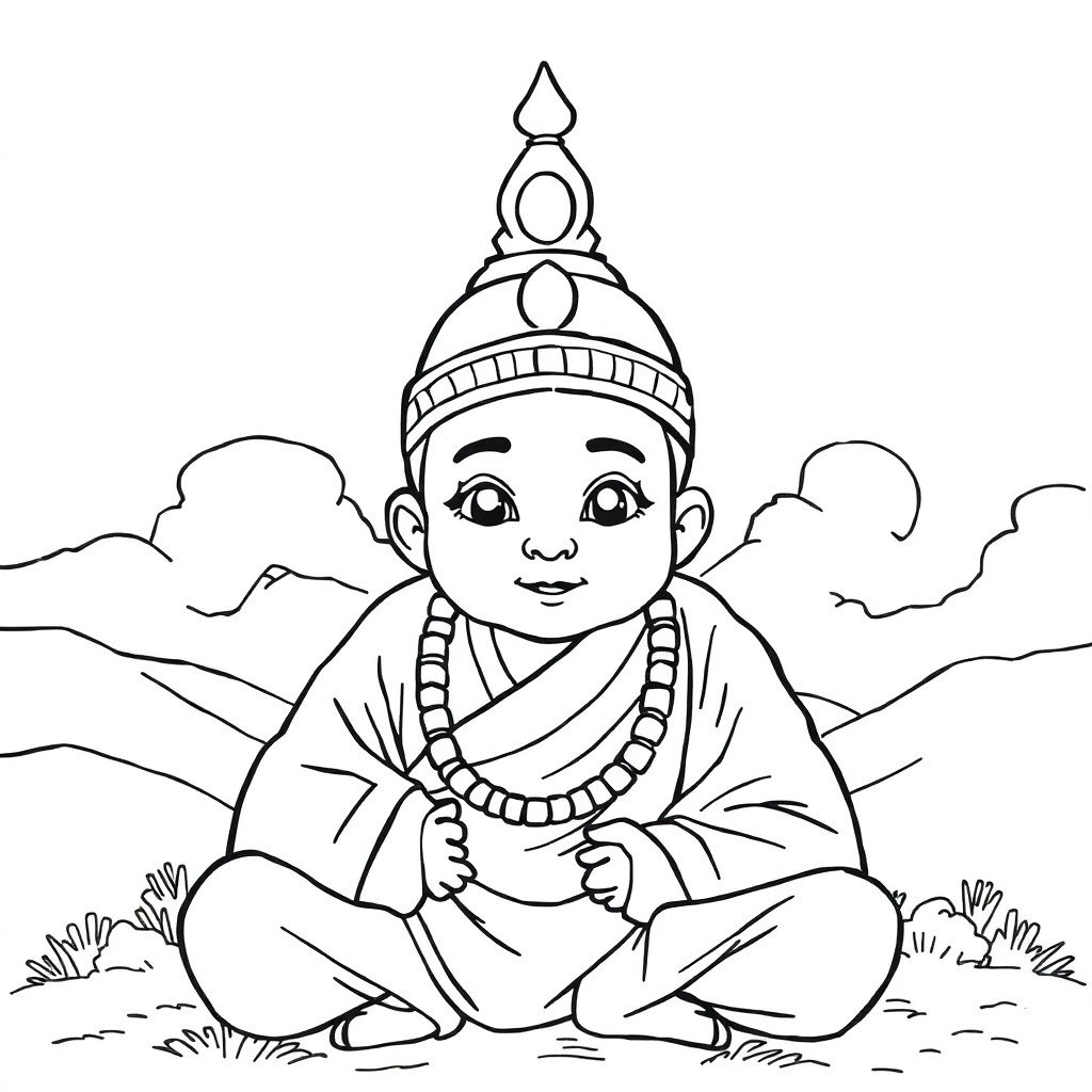 藏族 Coloring Pages