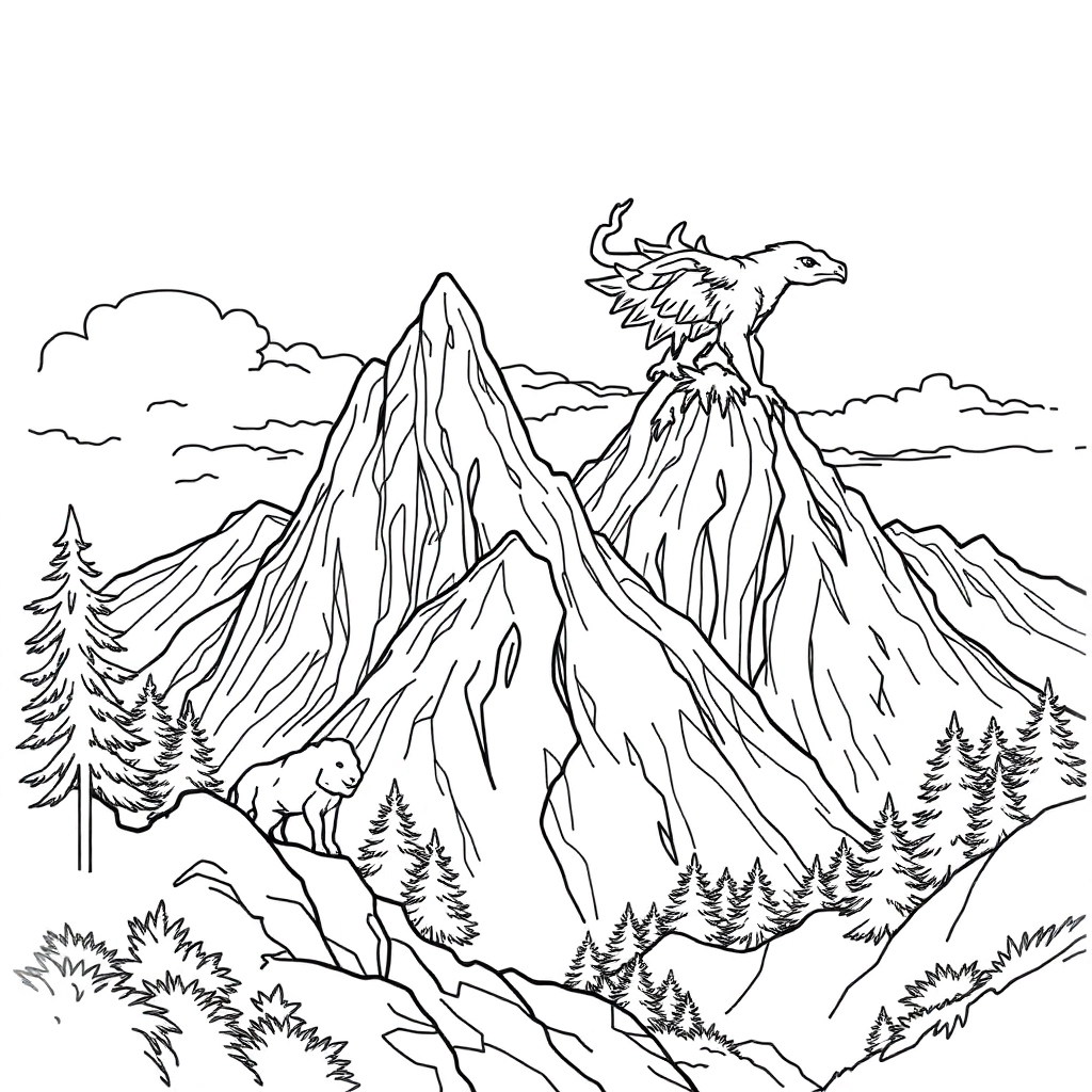 国外山海经 Coloring Pages