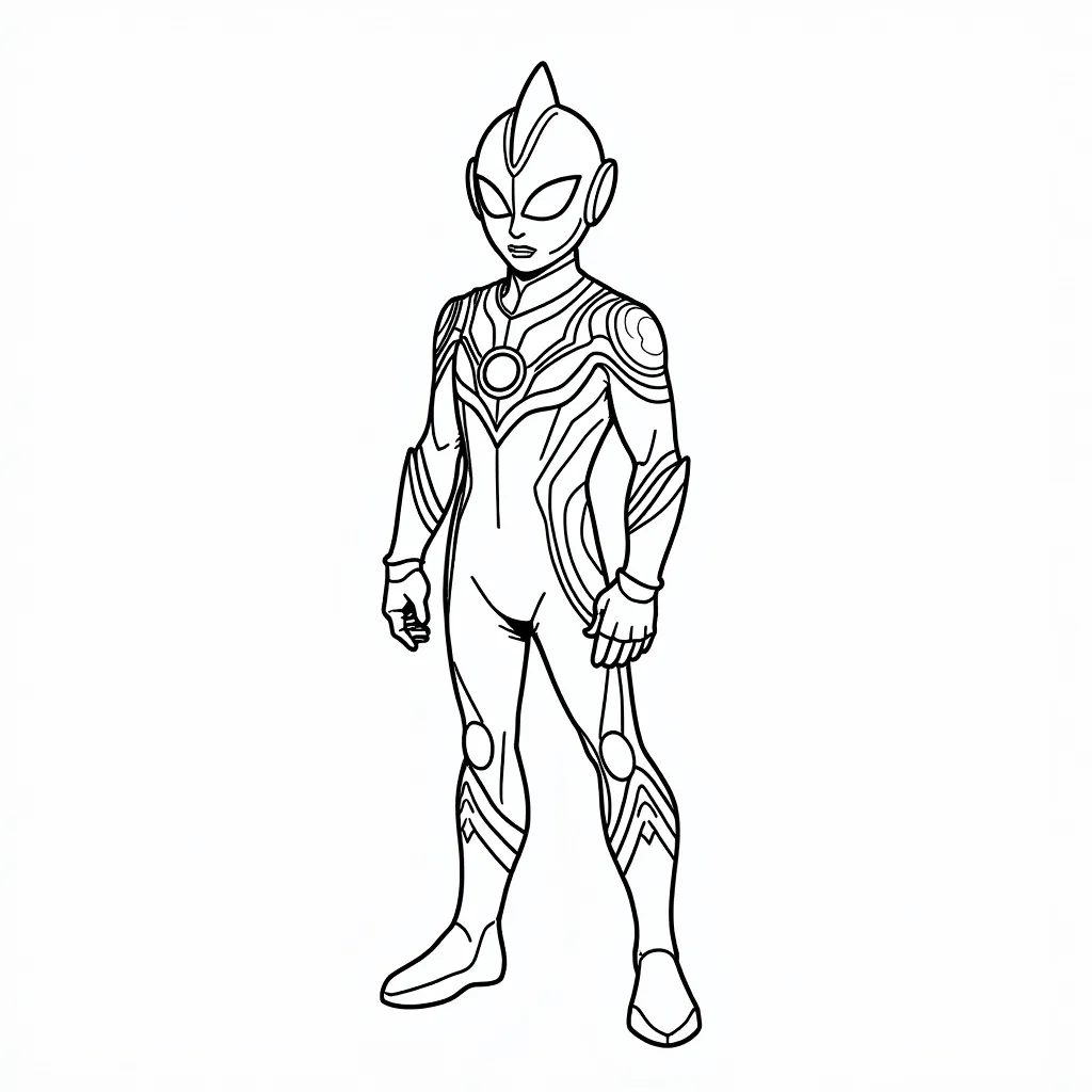 Ultraman coloring pages