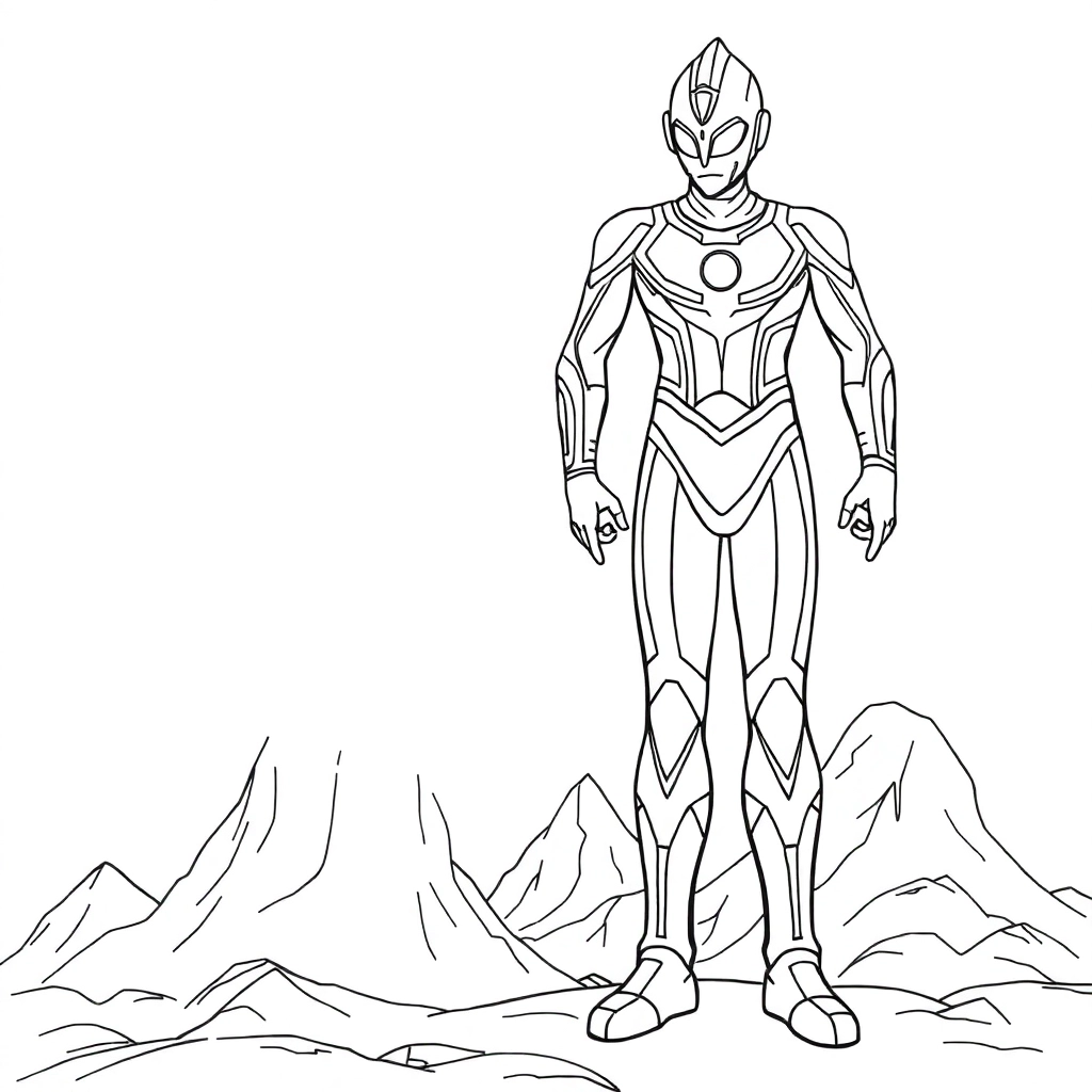 奥特曼 Coloring Pages