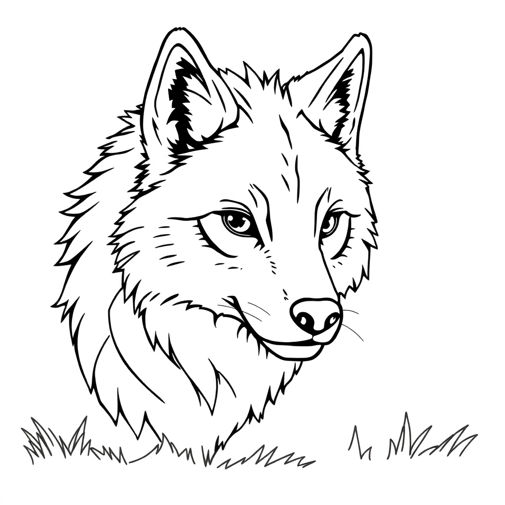 Alpha wolf صفحات التلوين