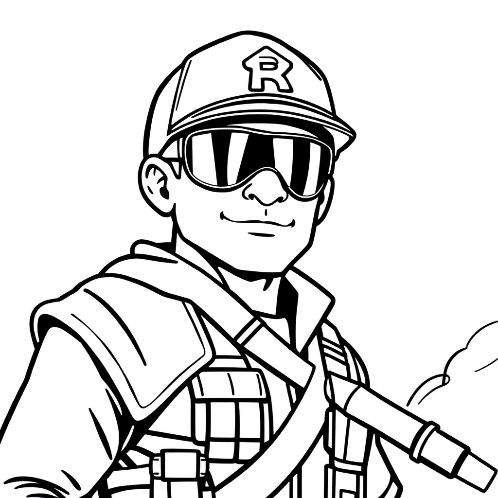 巡林员在工作 要像真人 12人 Coloring Pages