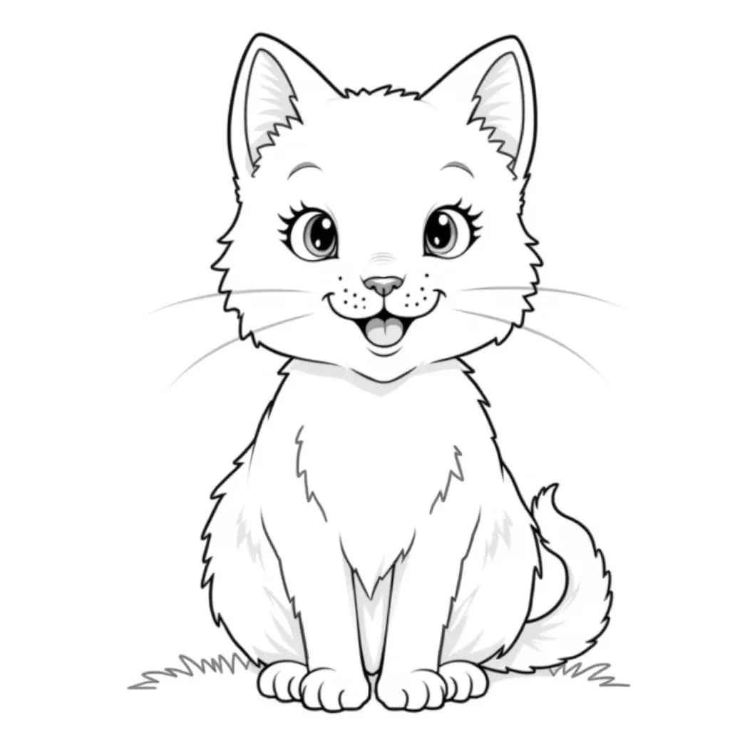 cat coloring pages