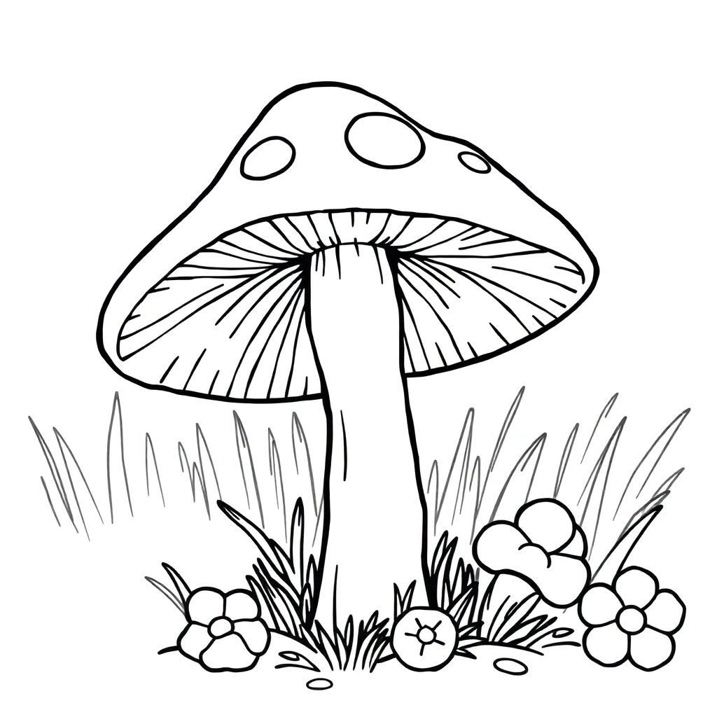 牛肝菌 Coloring Pages