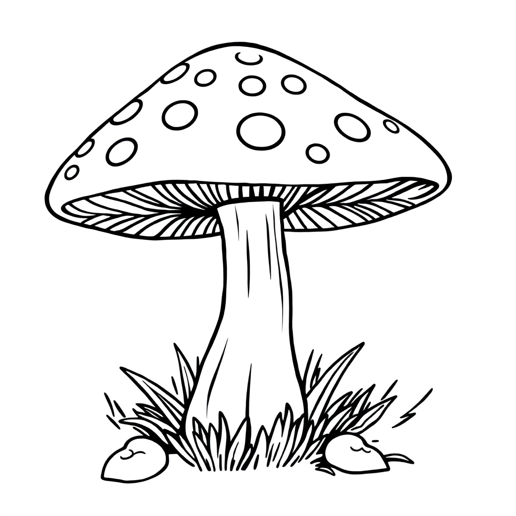 morel Coloring Pages