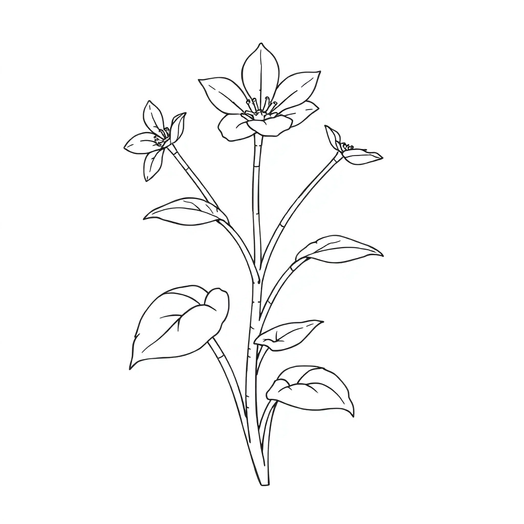 植物 صفحات التلوين