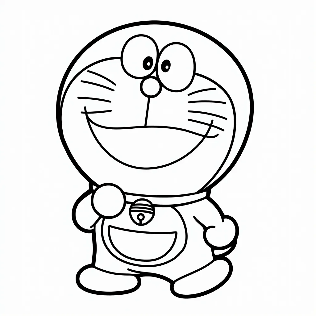 Doraemon coloring pages