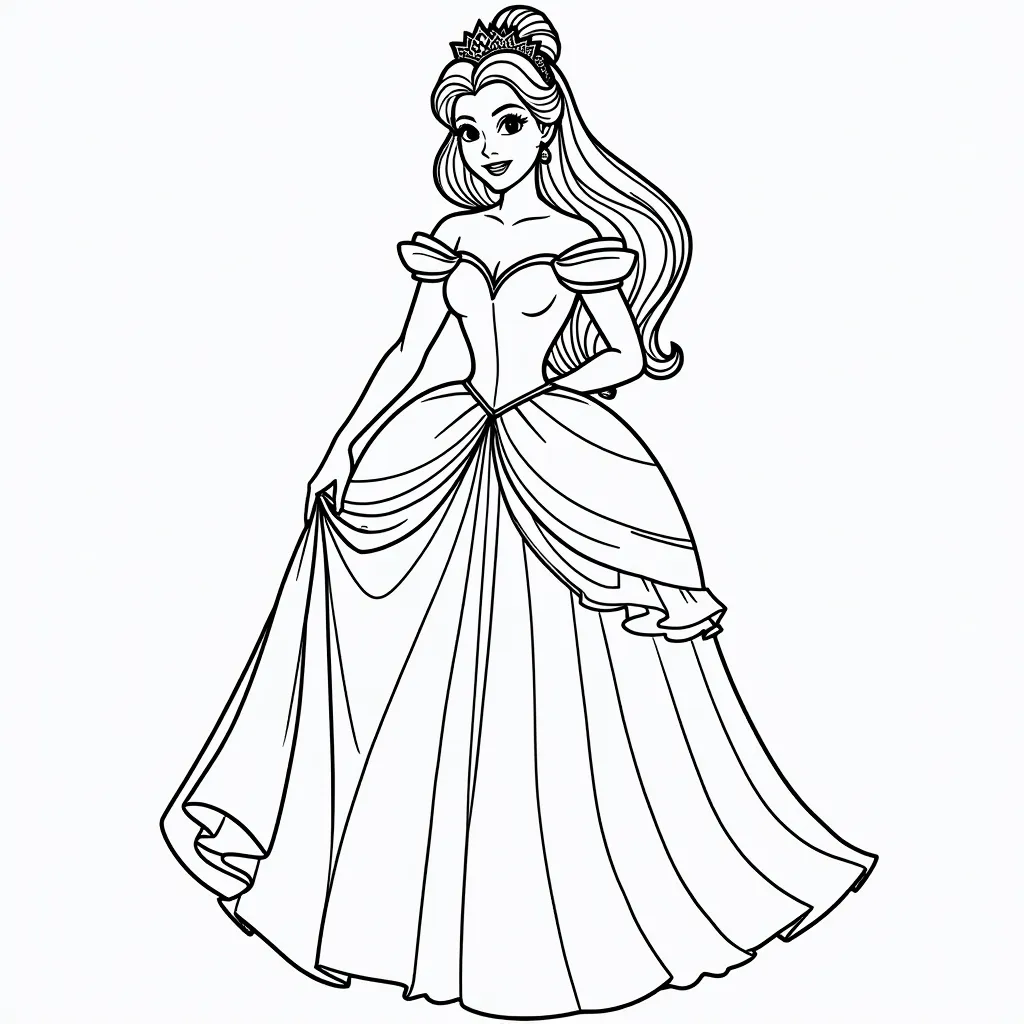 princess coloring pages