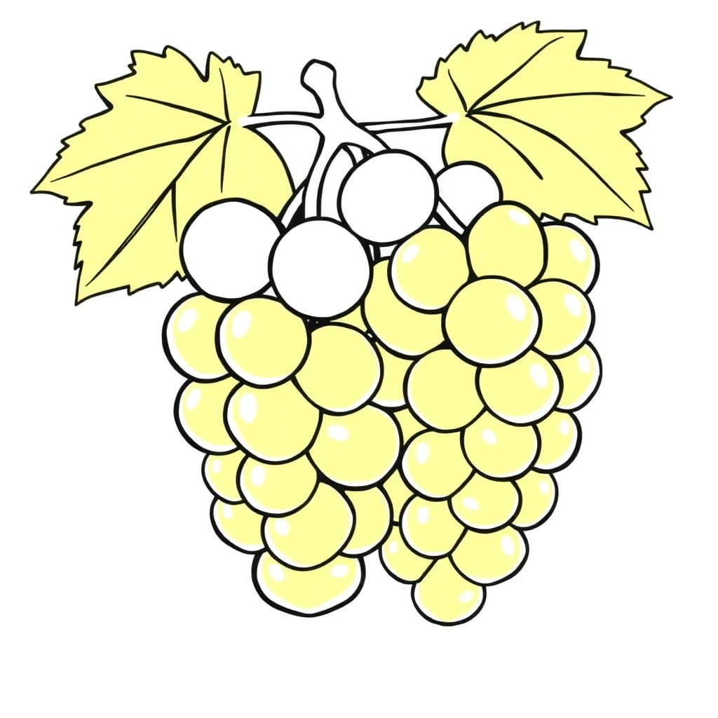 三粒提子 Páginas para Colorear