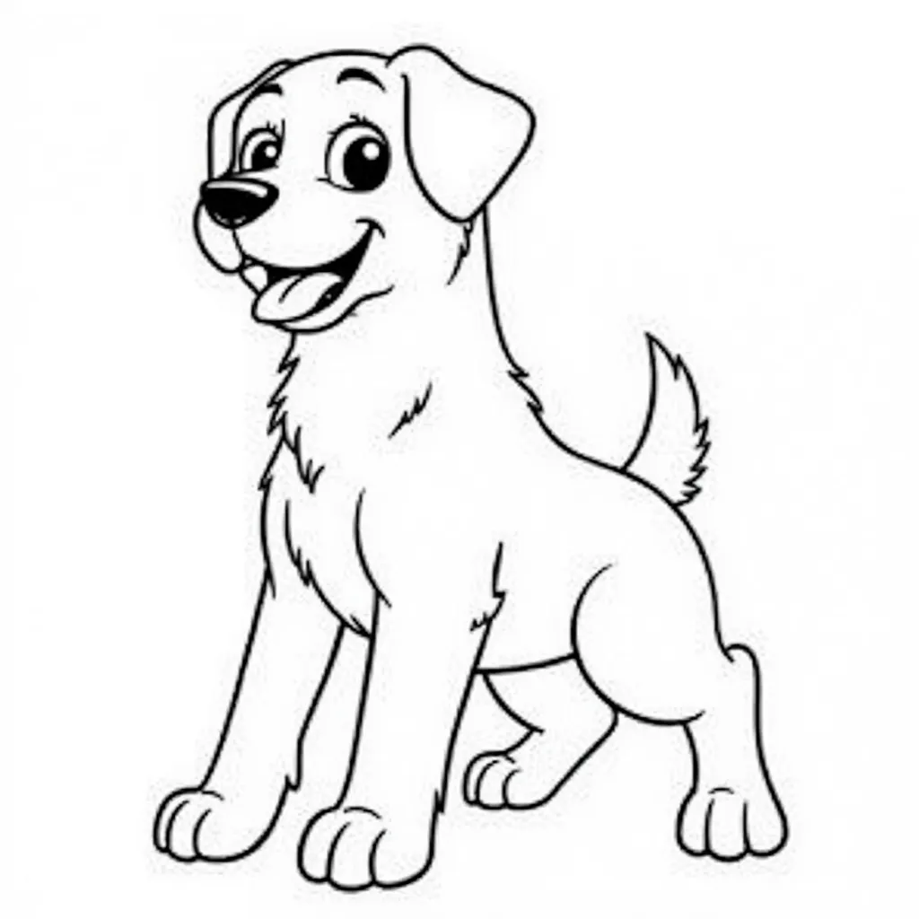 Dog coloring pages