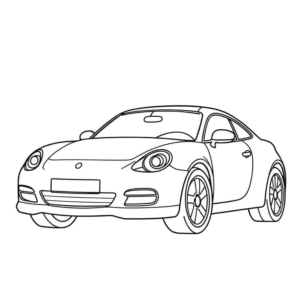 car Páginas para Colorear