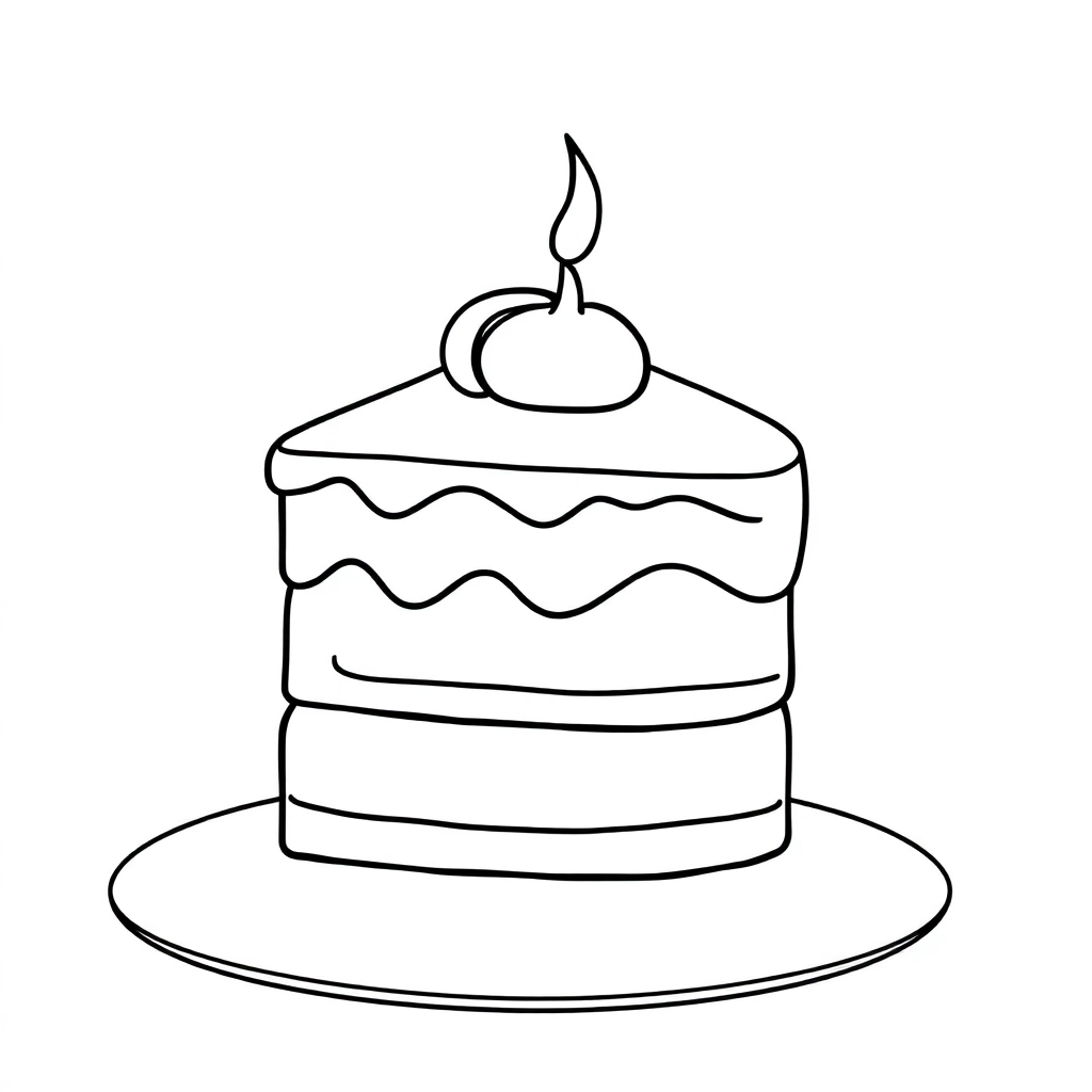 cake Coloring Pages