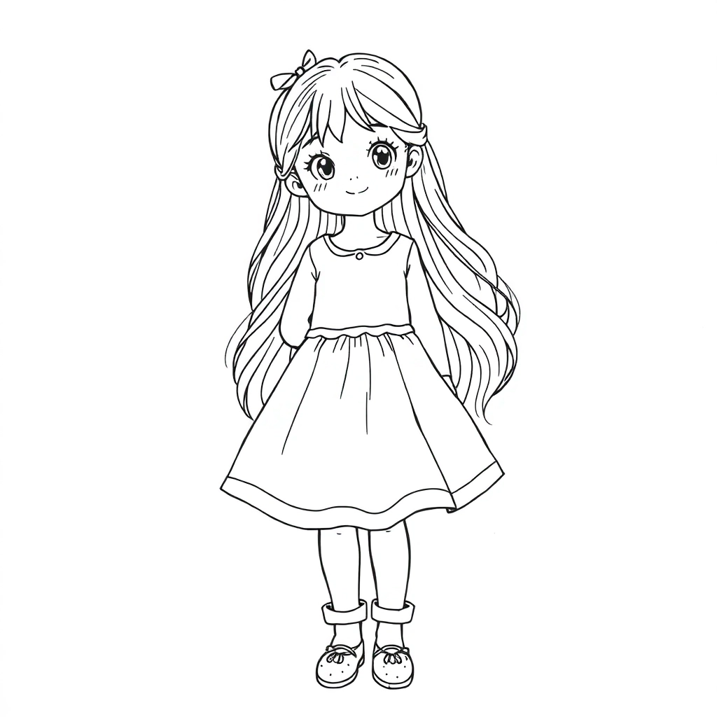 美女 Coloring Pages