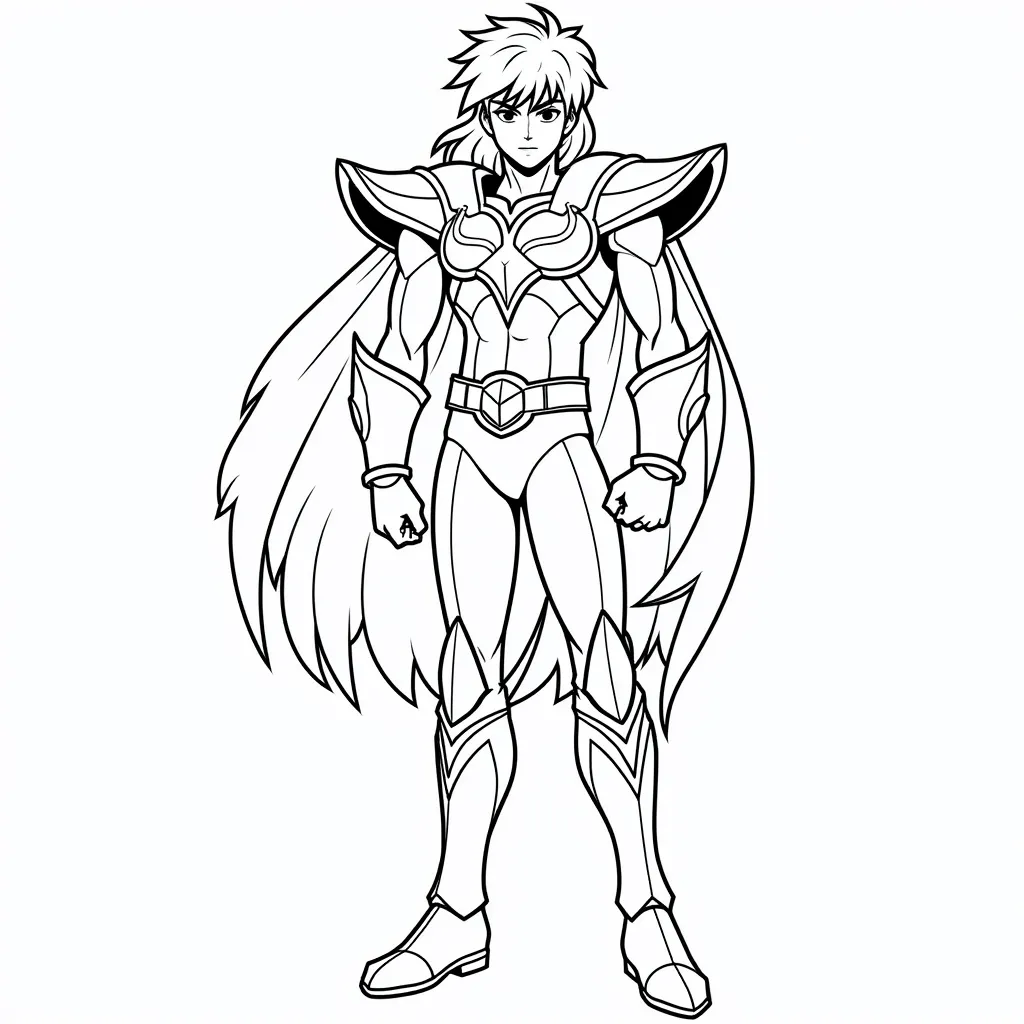 Saint Seiya coloring pages