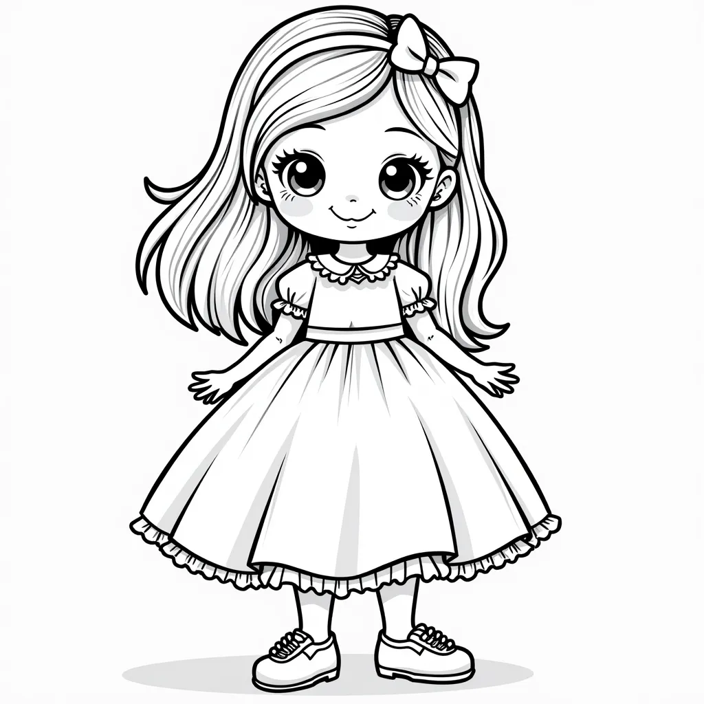 girl coloring pages