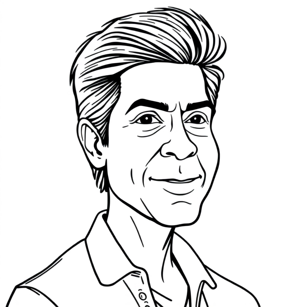 Karikatur shahkru khan Coloring Pages