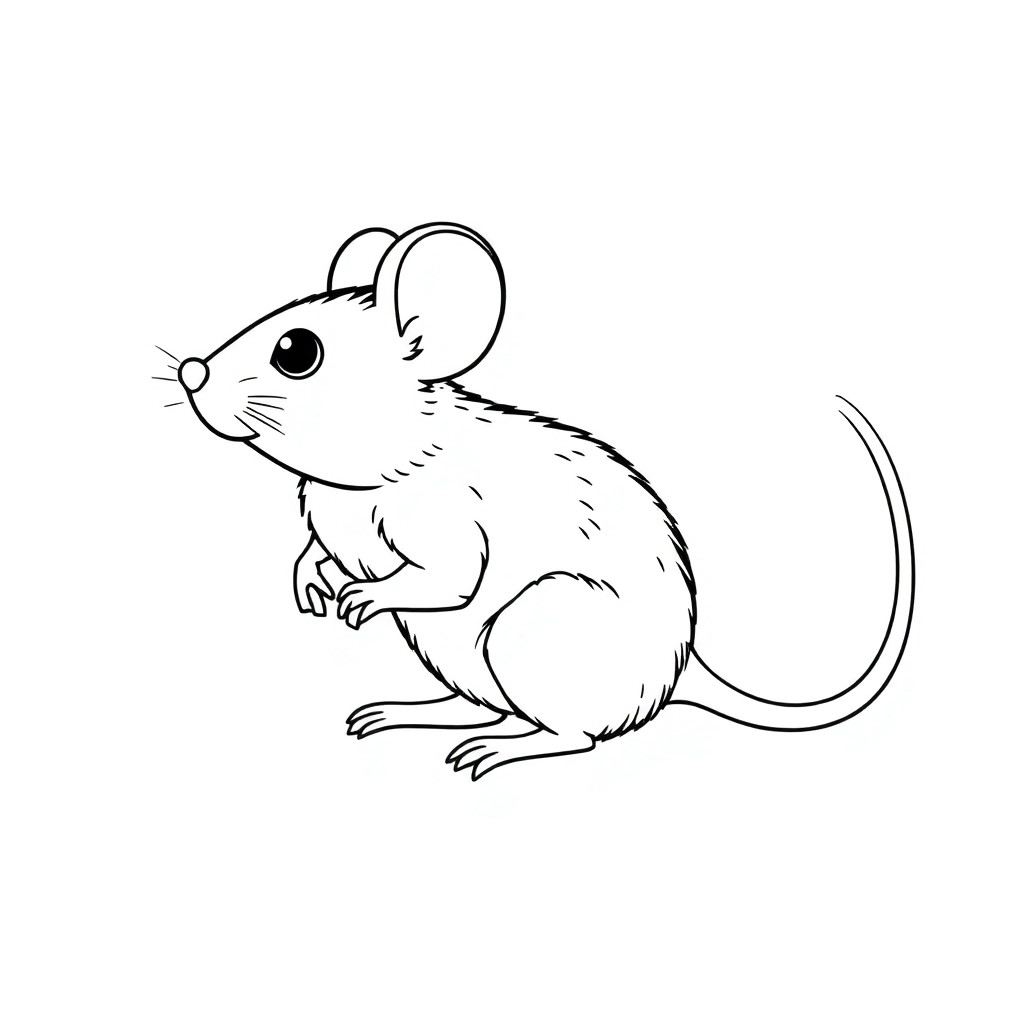 mouse Coloring Pages
