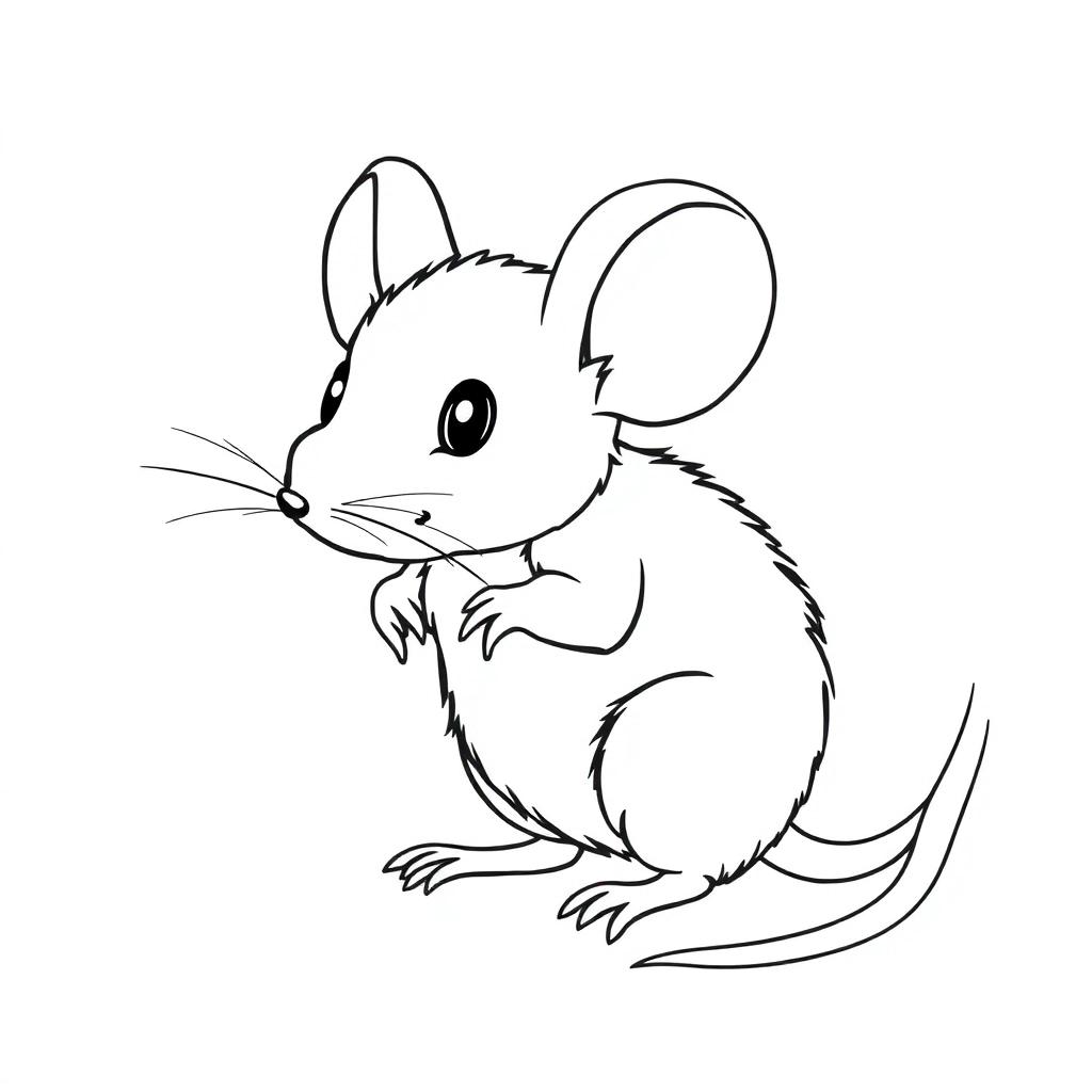 mouse Páginas para Colorear