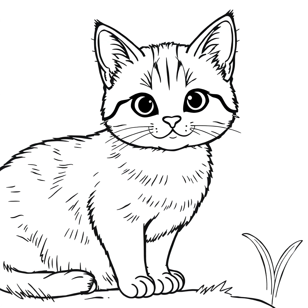猫咪 Coloring Pages