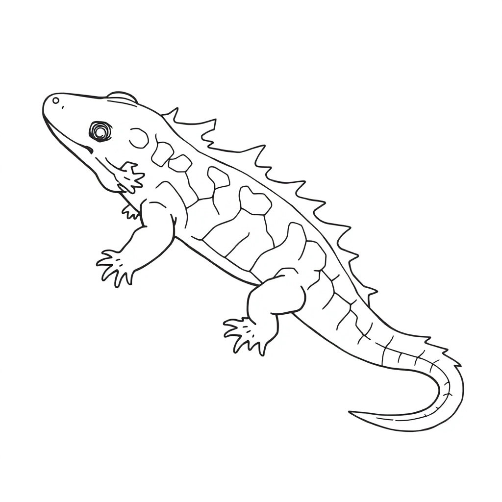 cute axolotl Coloring Pages