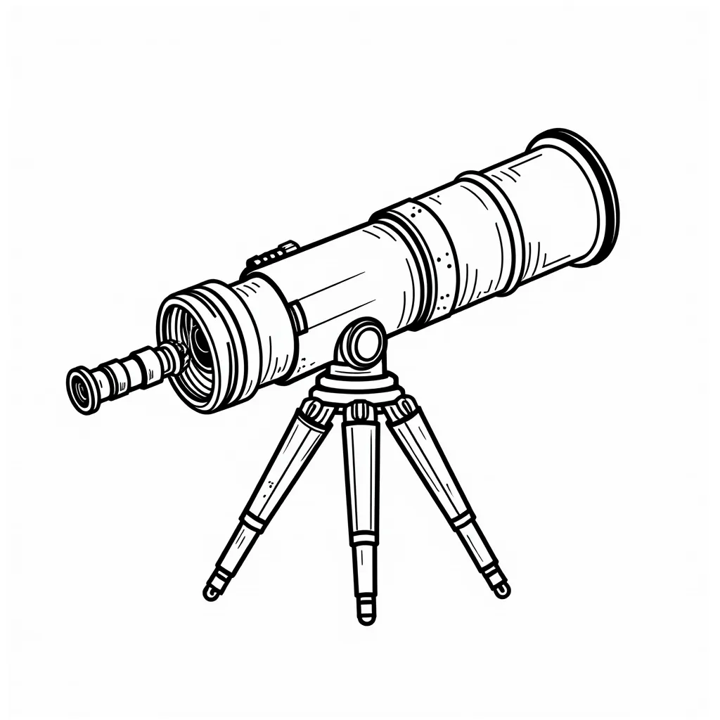 telescope electronics mechatronics mixed coloring pages