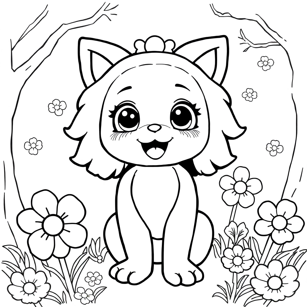 Kuromi صفحات التلوين