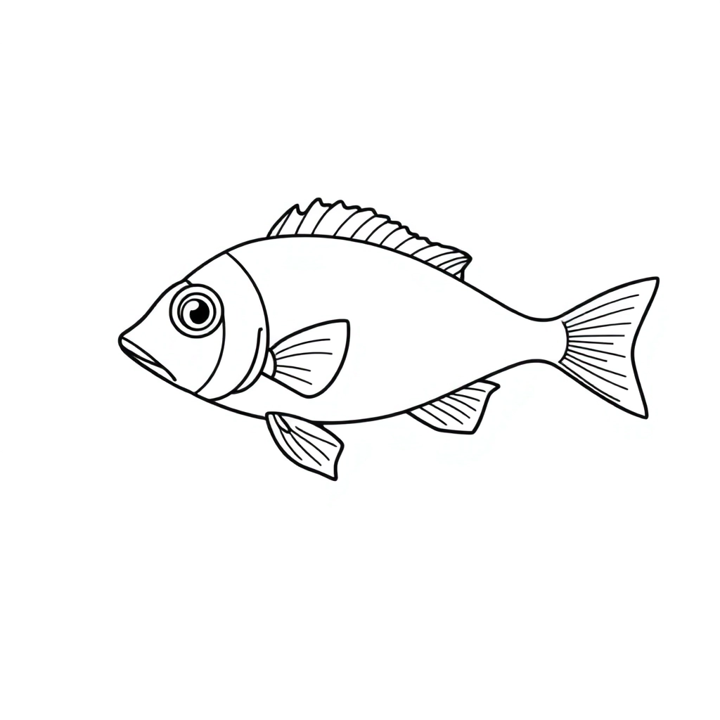 fish Páginas para Colorear
