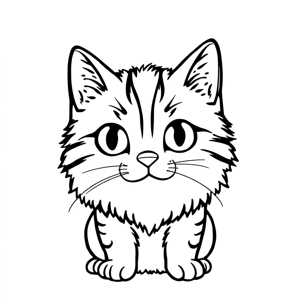 kendo cat صفحات التلوين