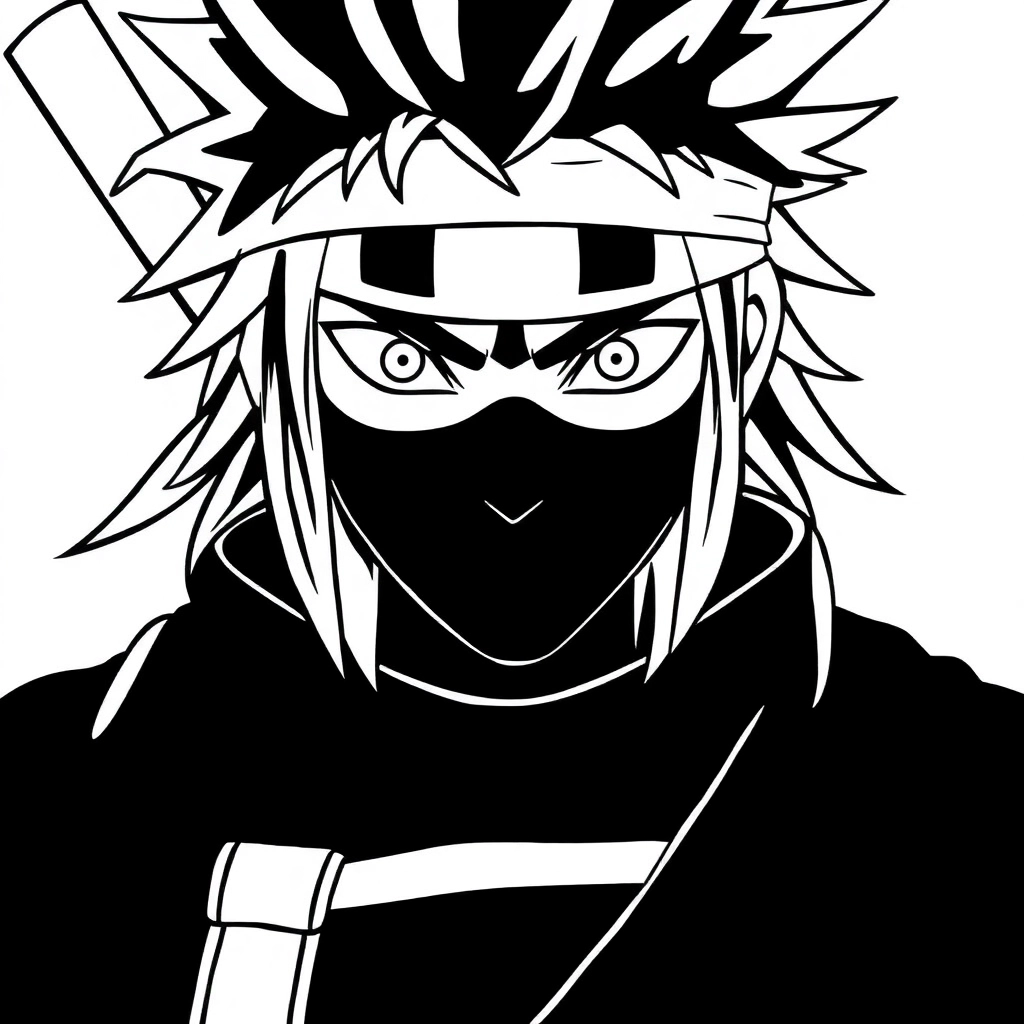 佐助 Coloring Pages