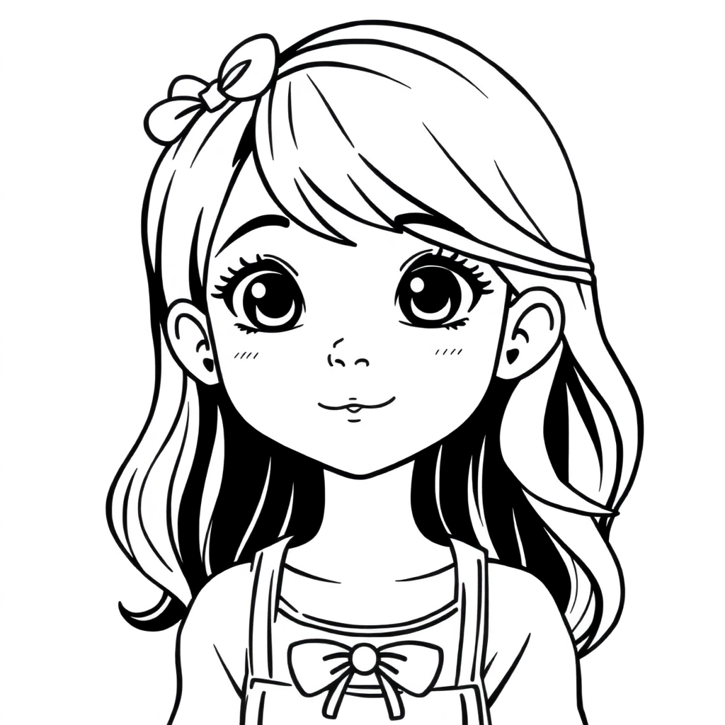 美女 Coloring Pages